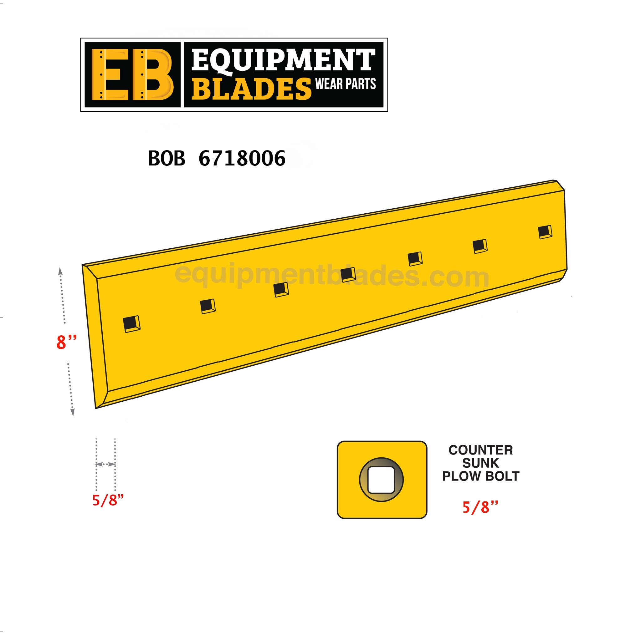 BOB 6718006-Equipment Blades-Equipment Blades Inc
