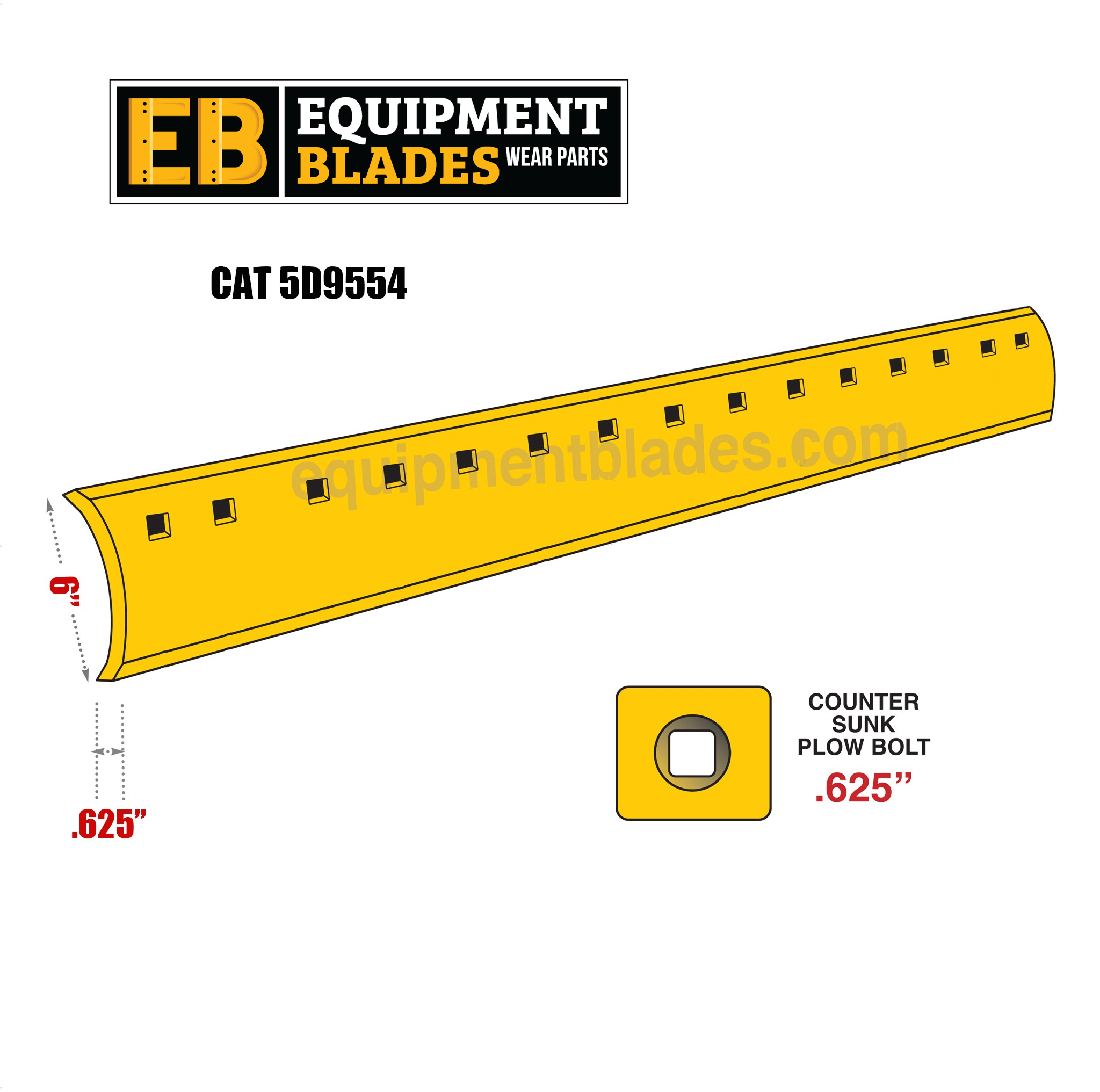 CAT 5D9554-Equipment Blades-Equipment Blades Inc