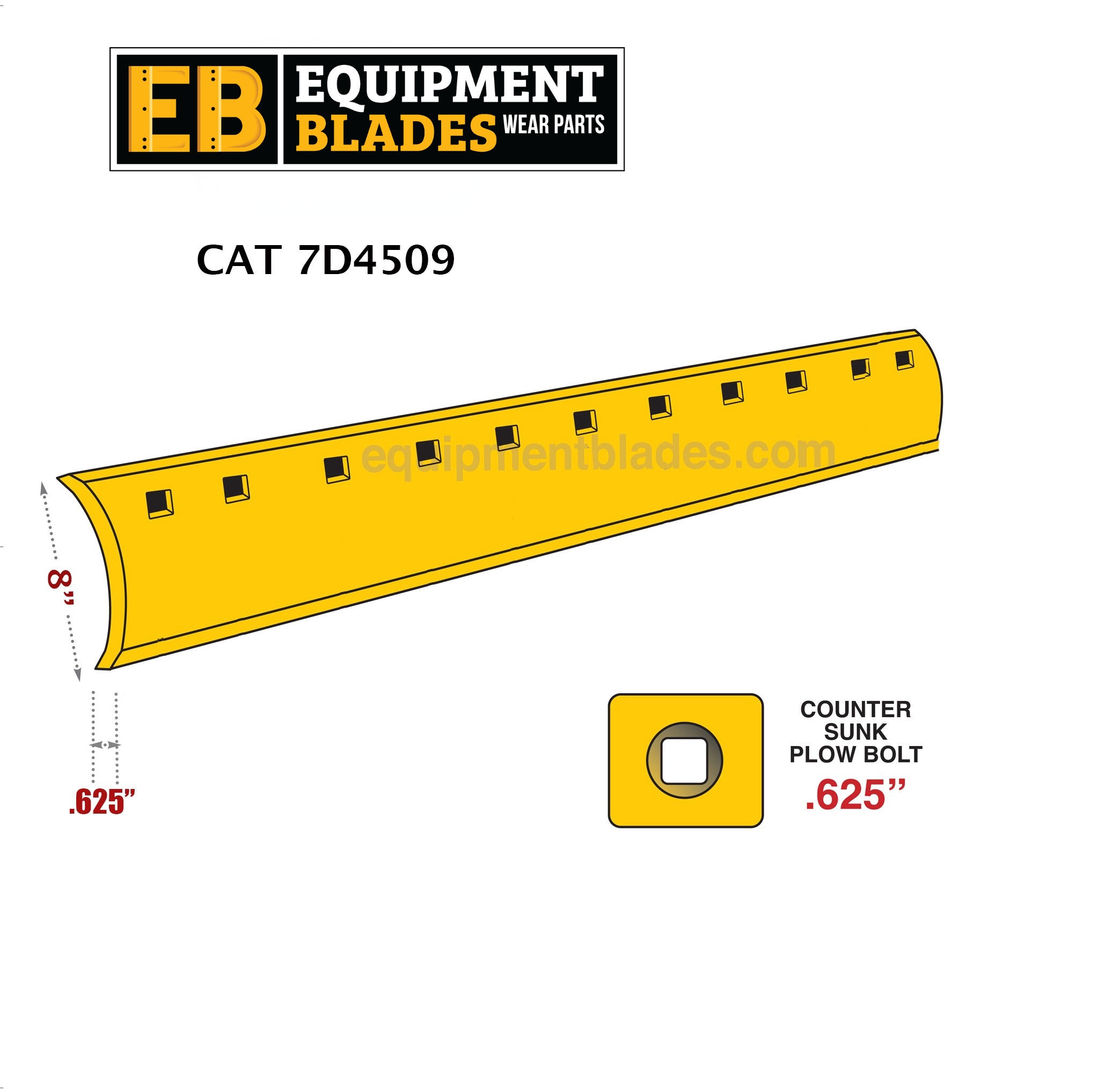 CAT 7D4509-Equipment Blades Inc-Equipment Blades Inc