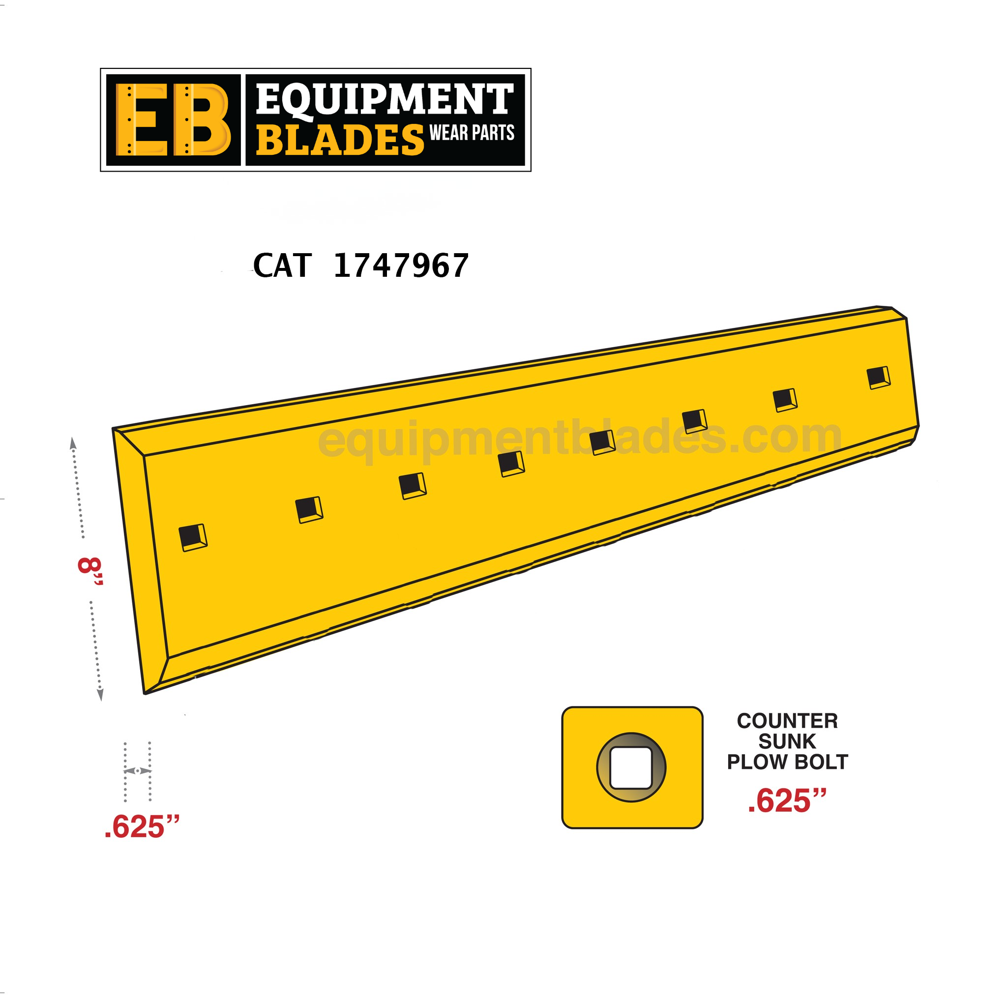 CAT 1747967-Equipment Blades-Equipment Blades Inc
