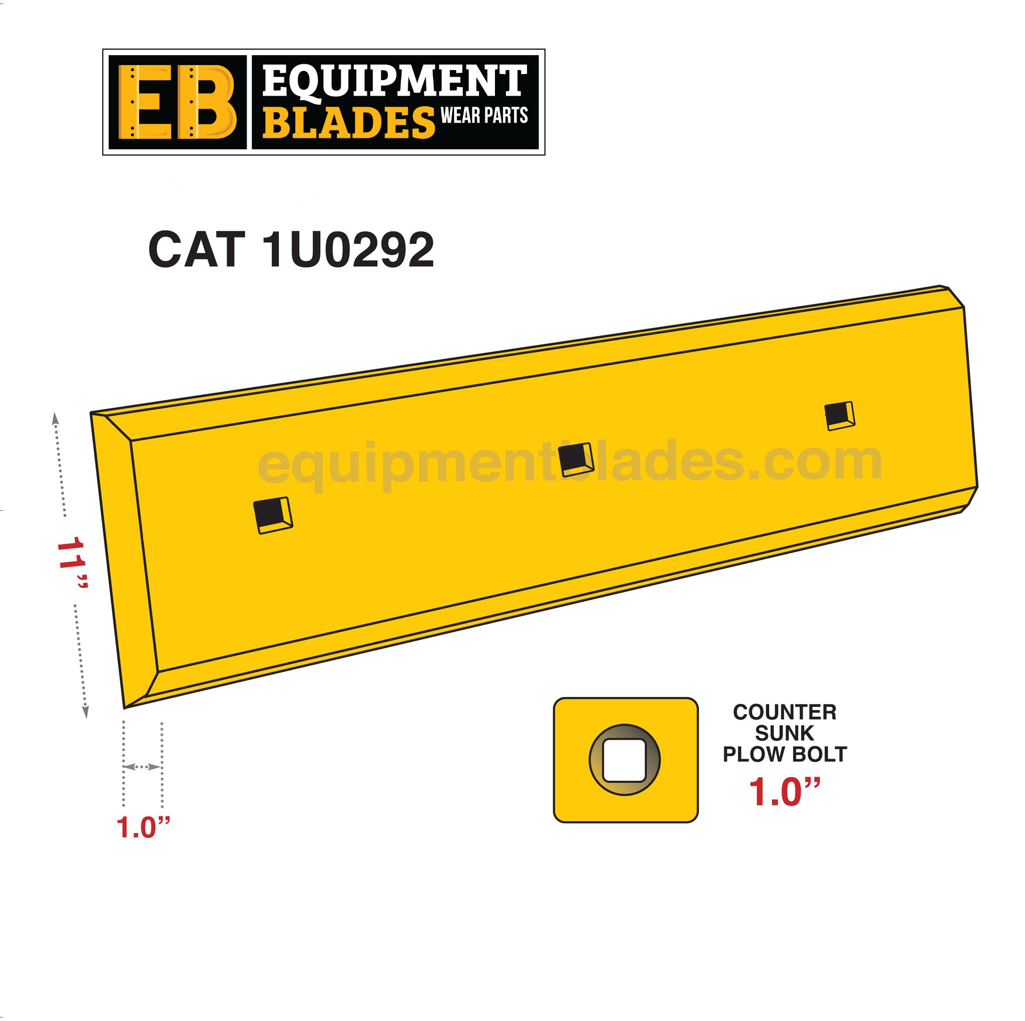 CAT 1U0292-Loader Edge-Equipment Blades Inc-Equipment Blades Inc