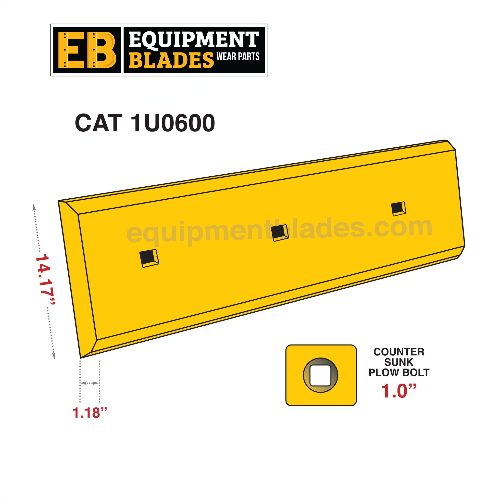 CAT 1U0600-Loader Edge-Equipment Blades Inc-Equipment Blades Inc