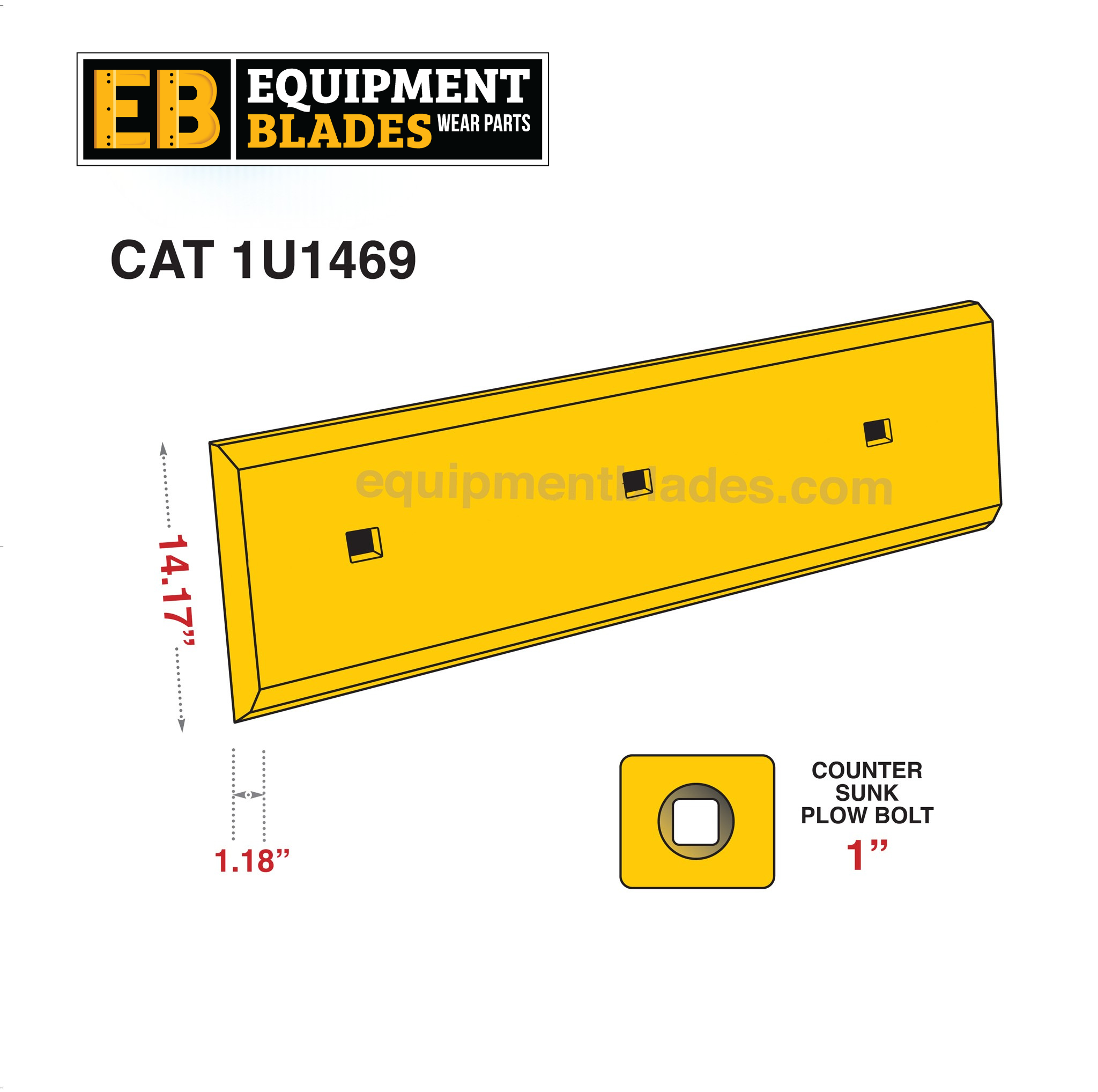 CAT 1U1469-Loader Edge-Equipment Blades-Equipment Blades Inc