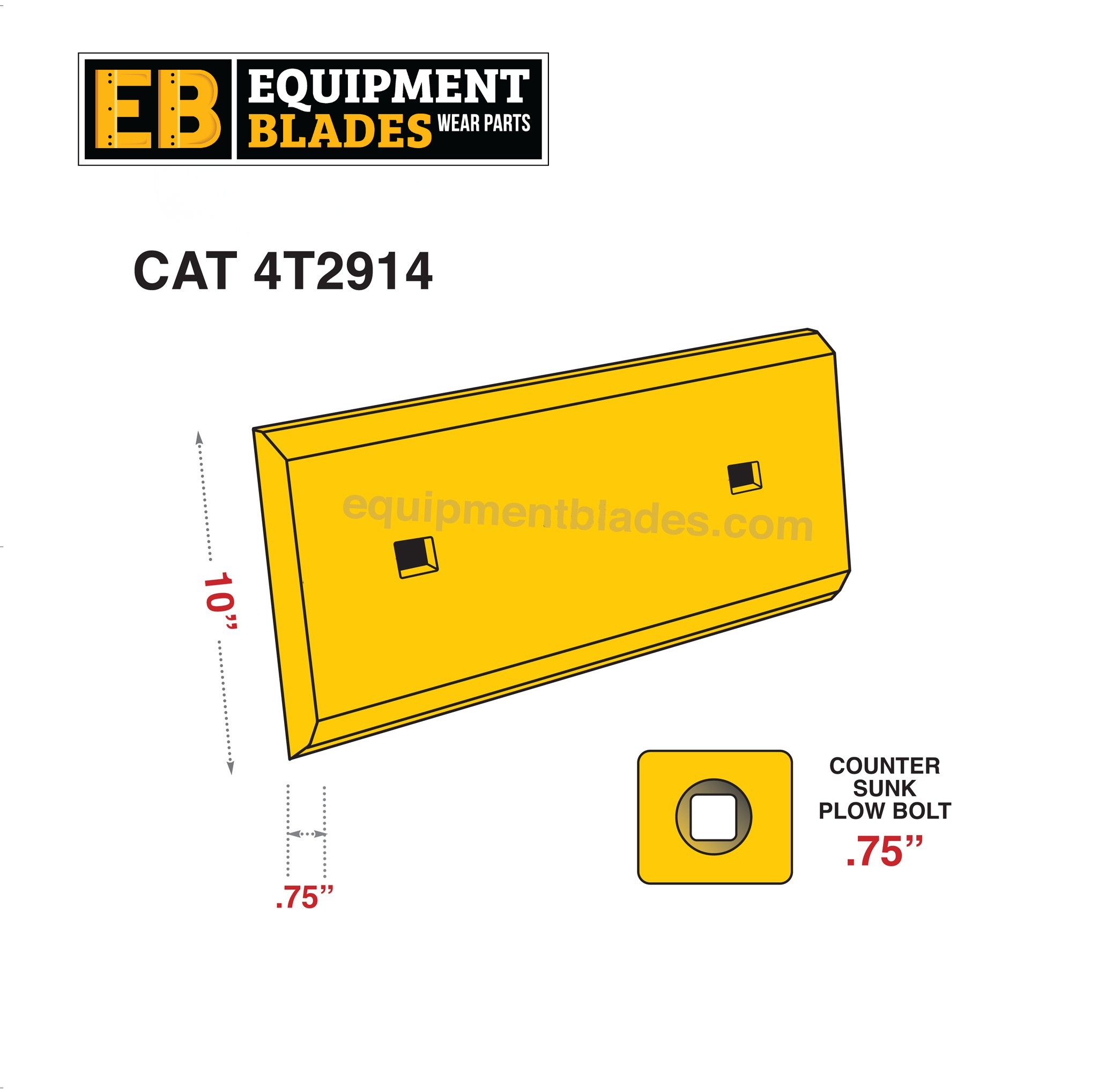 CAT 4T2914-Loader Edge-Equipment Blades Inc-Equipment Blades Inc
