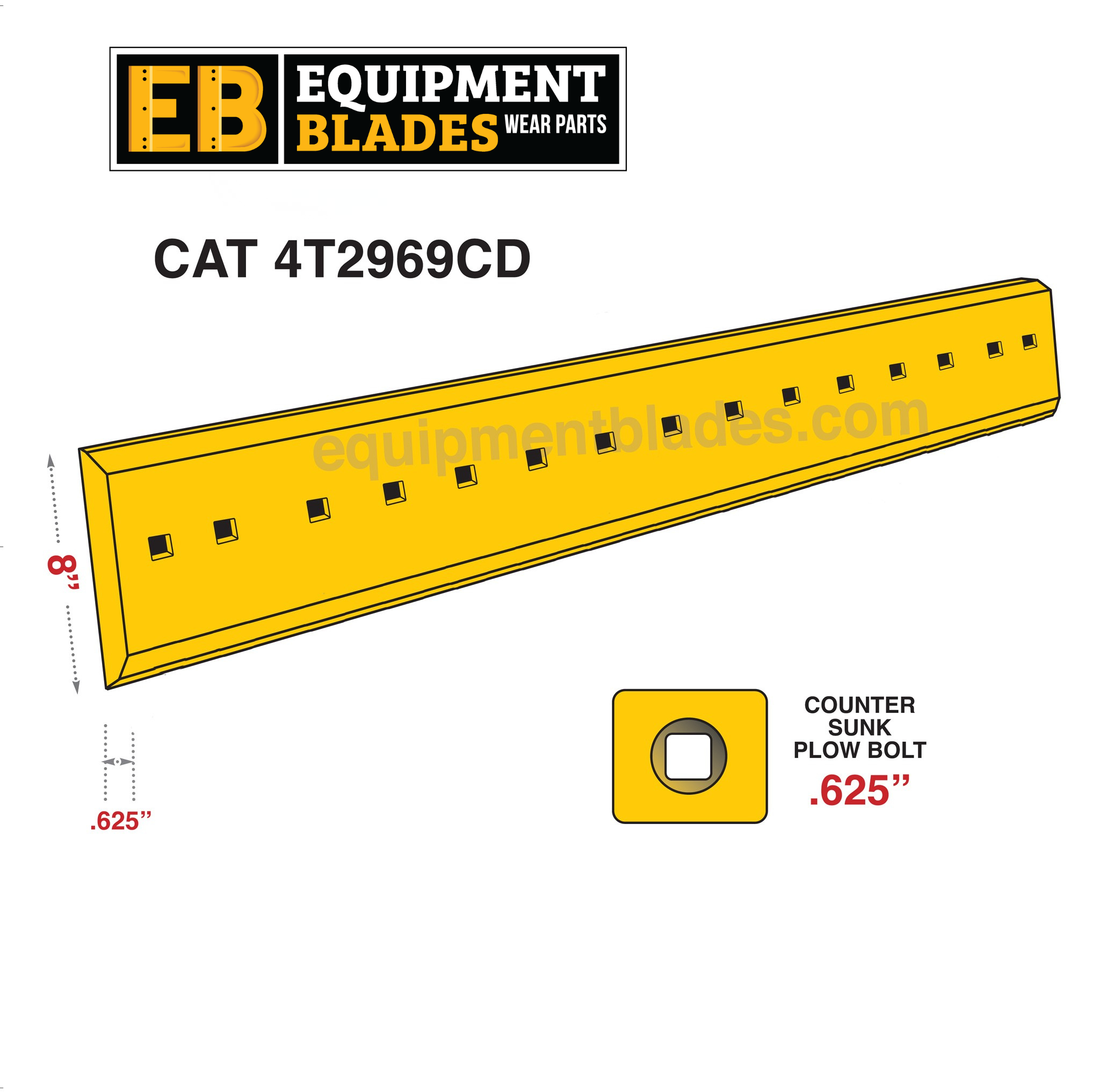 CAT 4T2969CD-Cutting Edges-Equipment Blades Inc-Equipment Blades Inc