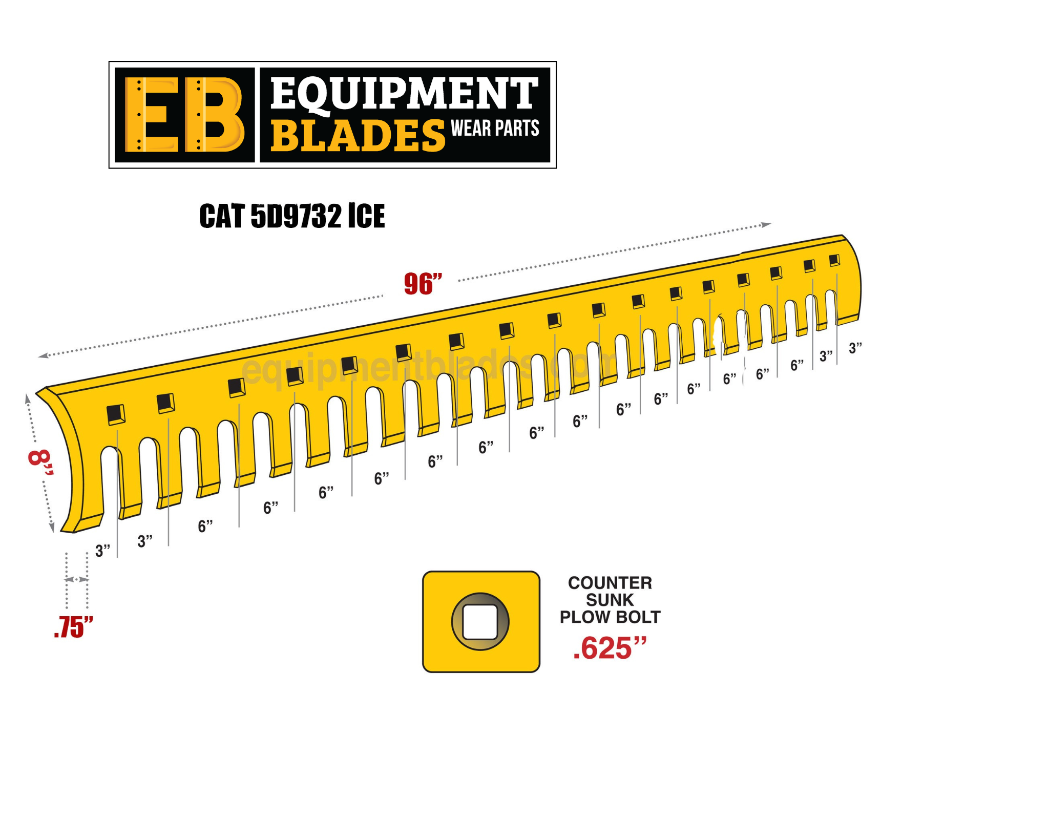 CAT 5D9732 ICE-Equipment Blades-Equipment Blades Inc
