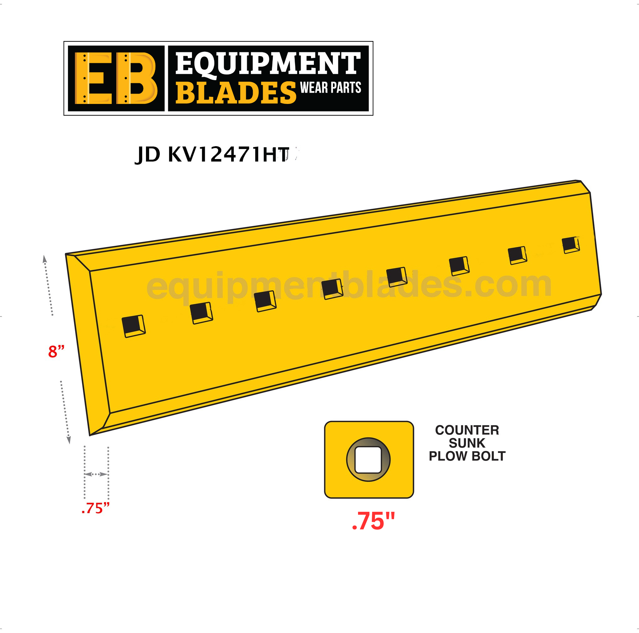 JD KV12758HT-Cutting Edges-Equipment Blades Inc-Equipment Blades Inc
