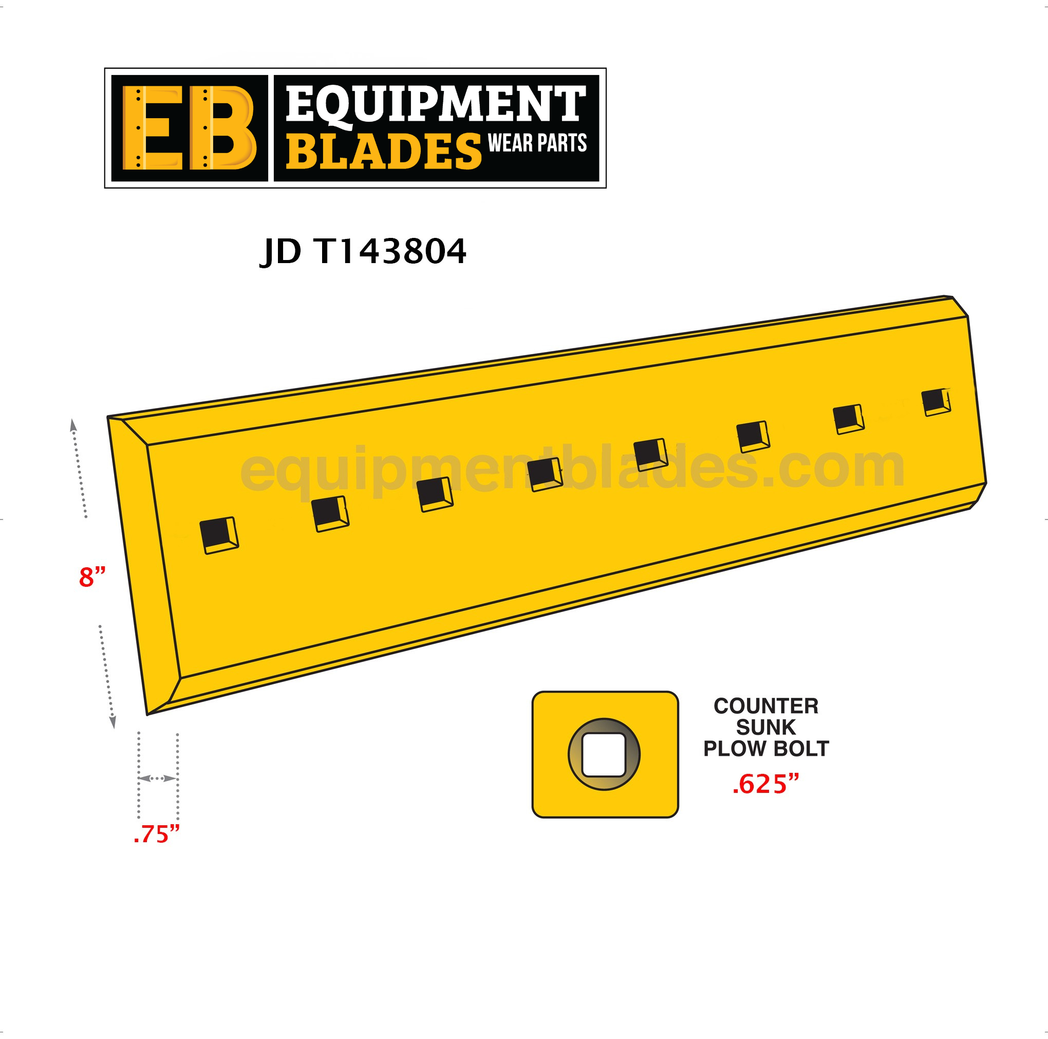 JD T143804-Equipment Blades-Equipment Blades Inc