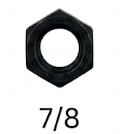 GR9 7/8 NUT Box Quantity 250-Plow Bolt Hardware-Equipment Blades Inc-Equipment Blades Inc