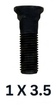 GR 9 1 X 3 1/2 Plow Bolt Box Quantity 50-Plow Bolt Hardware-Equipment Blades Inc-Equipment Blades Inc