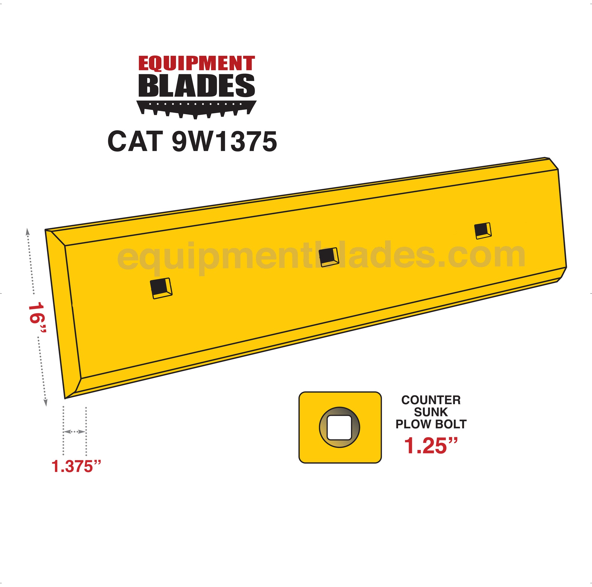 CAT 9W1375-Loader Edge-Equipment Blades Inc-Equipment Blades Inc
