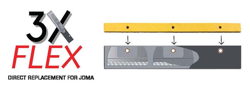 3X FLEX 4FT-Cutting Edges-Equipment Blades Inc-Equipment Blades Inc