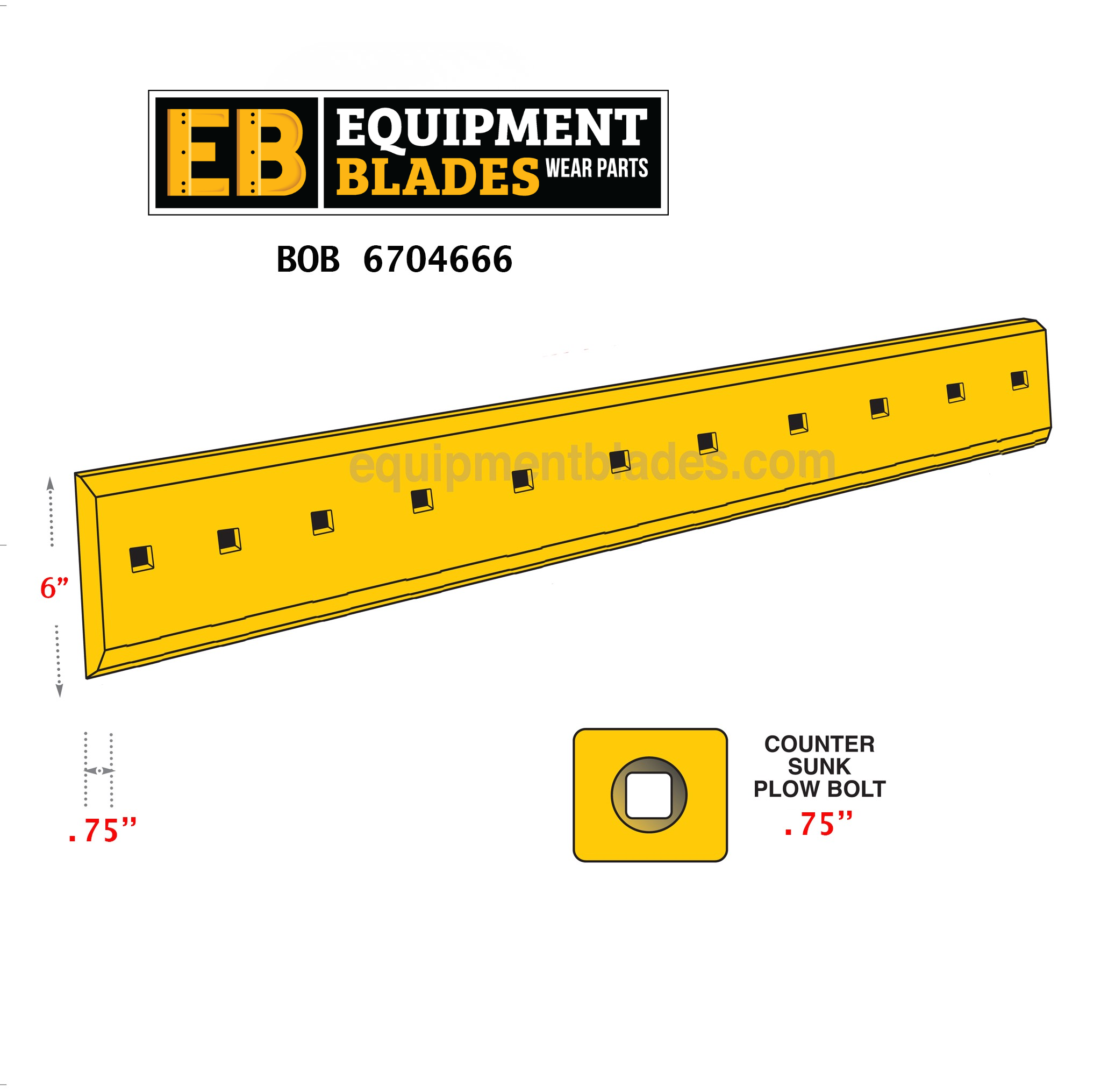 BOB 6704666-Equipment Blades-Equipment Blades Inc