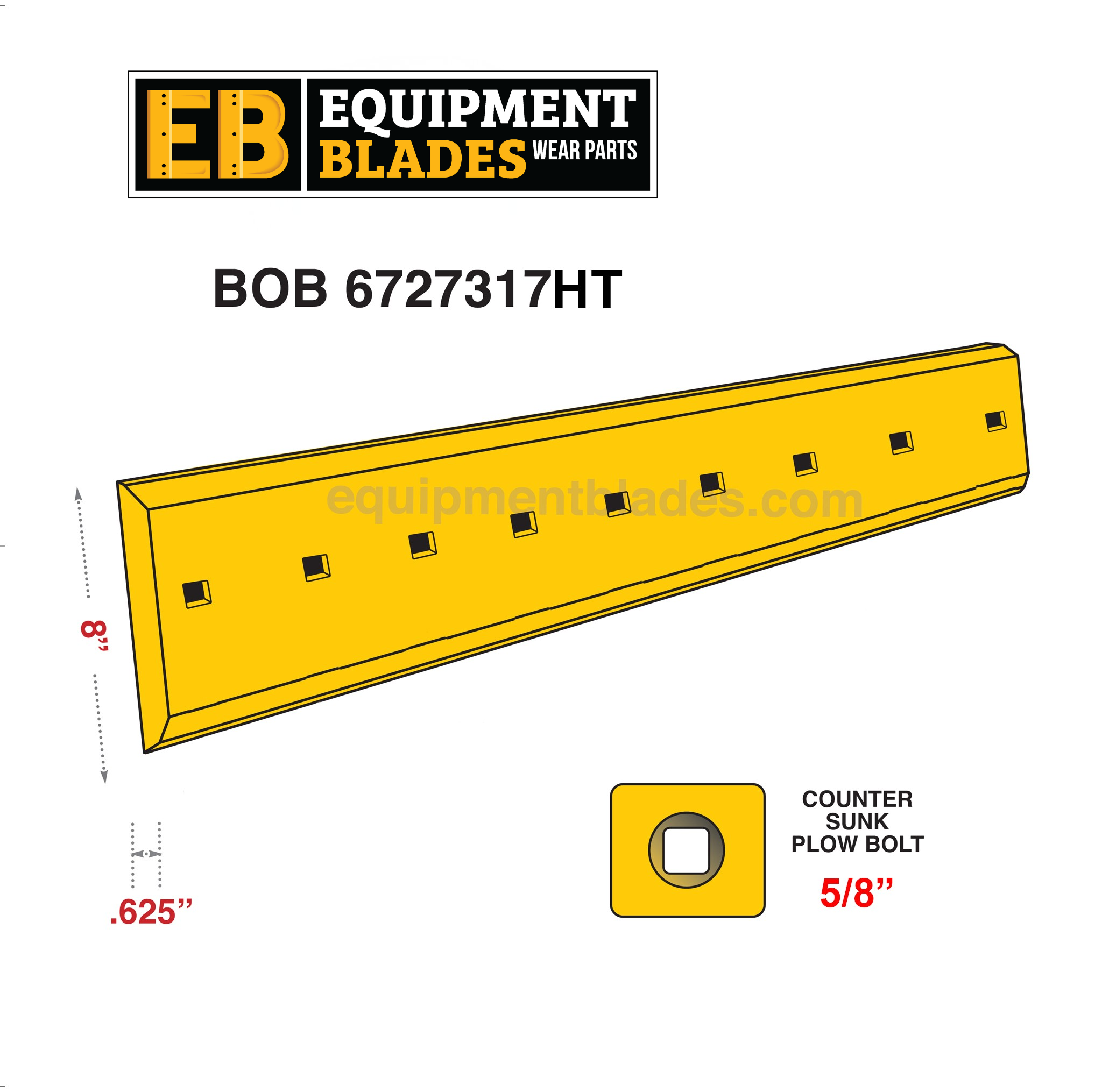 BOB 6727317HT-Cutting Edges-Equipment Blades-Equipment Blades Inc