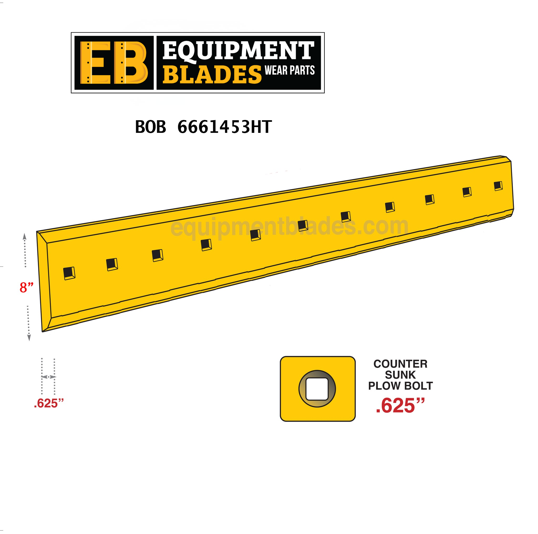 BOB 6661453HT Cutting Edges-Equipment Blades Inc-Equipment Blades Inc