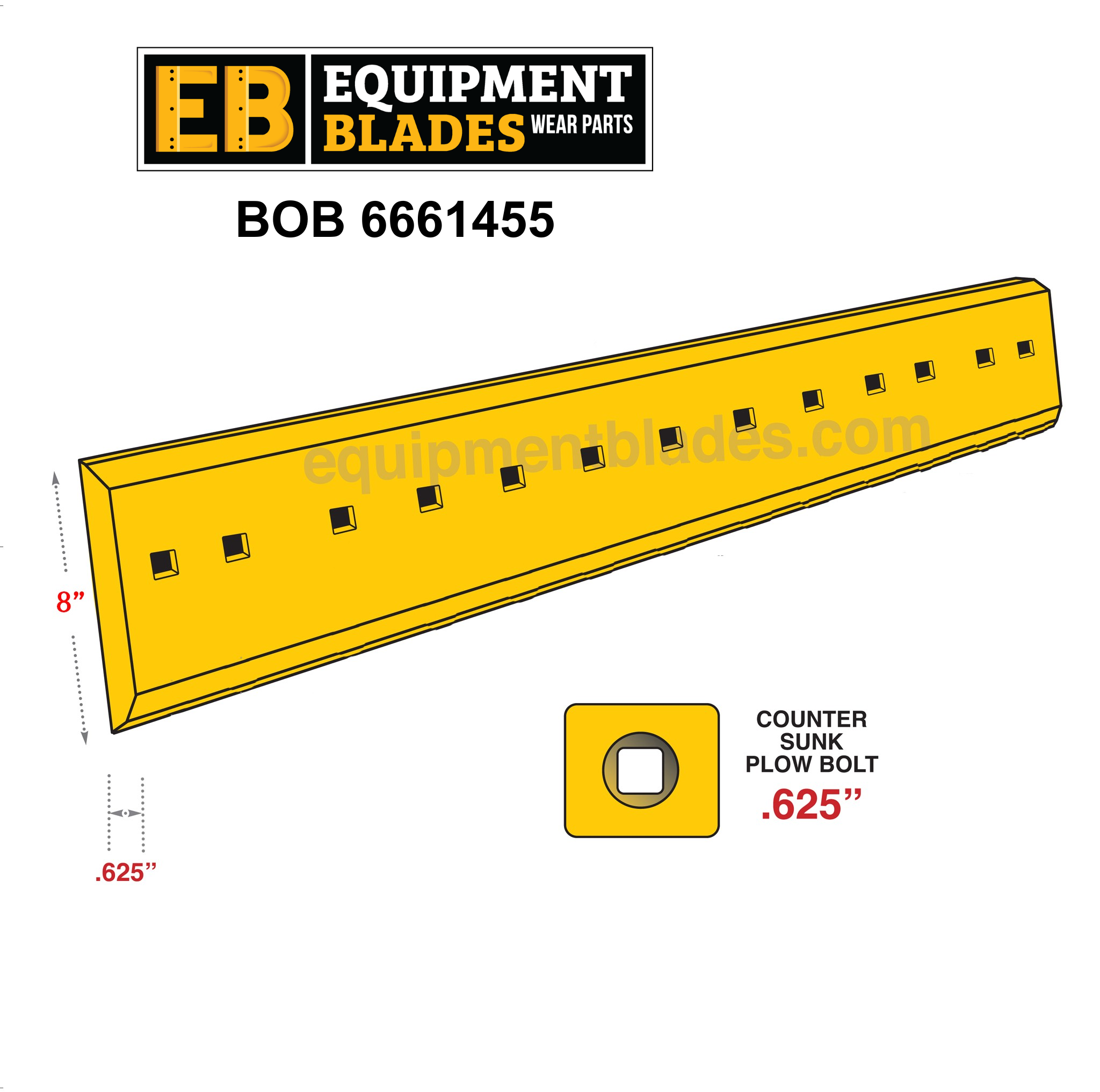 BOB 6661455-Equipment Blades-Equipment Blades Inc