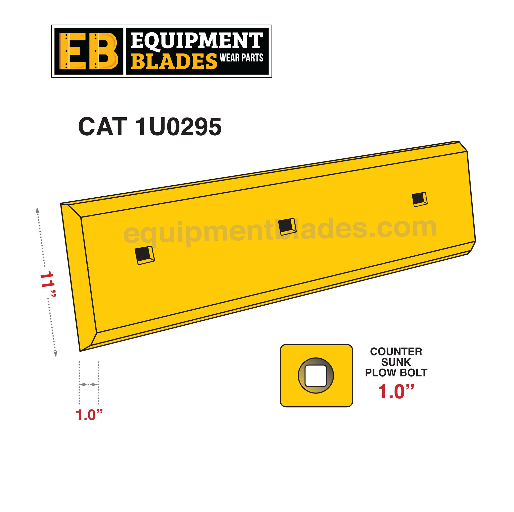 CAT 1U0295-Loader Edge-Equipment Blades Inc-Equipment Blades Inc