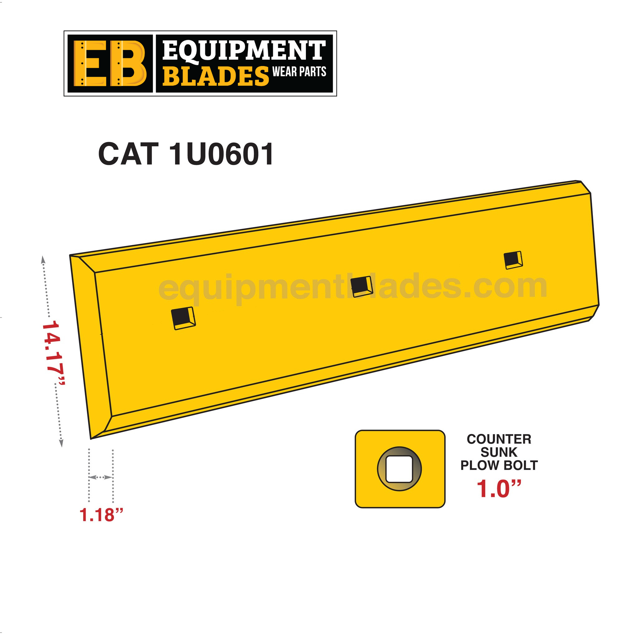CAT 950B Loader Bucket Edges Kit Caterpillar®-Equipment Blades Inc-Equipment Blades Inc