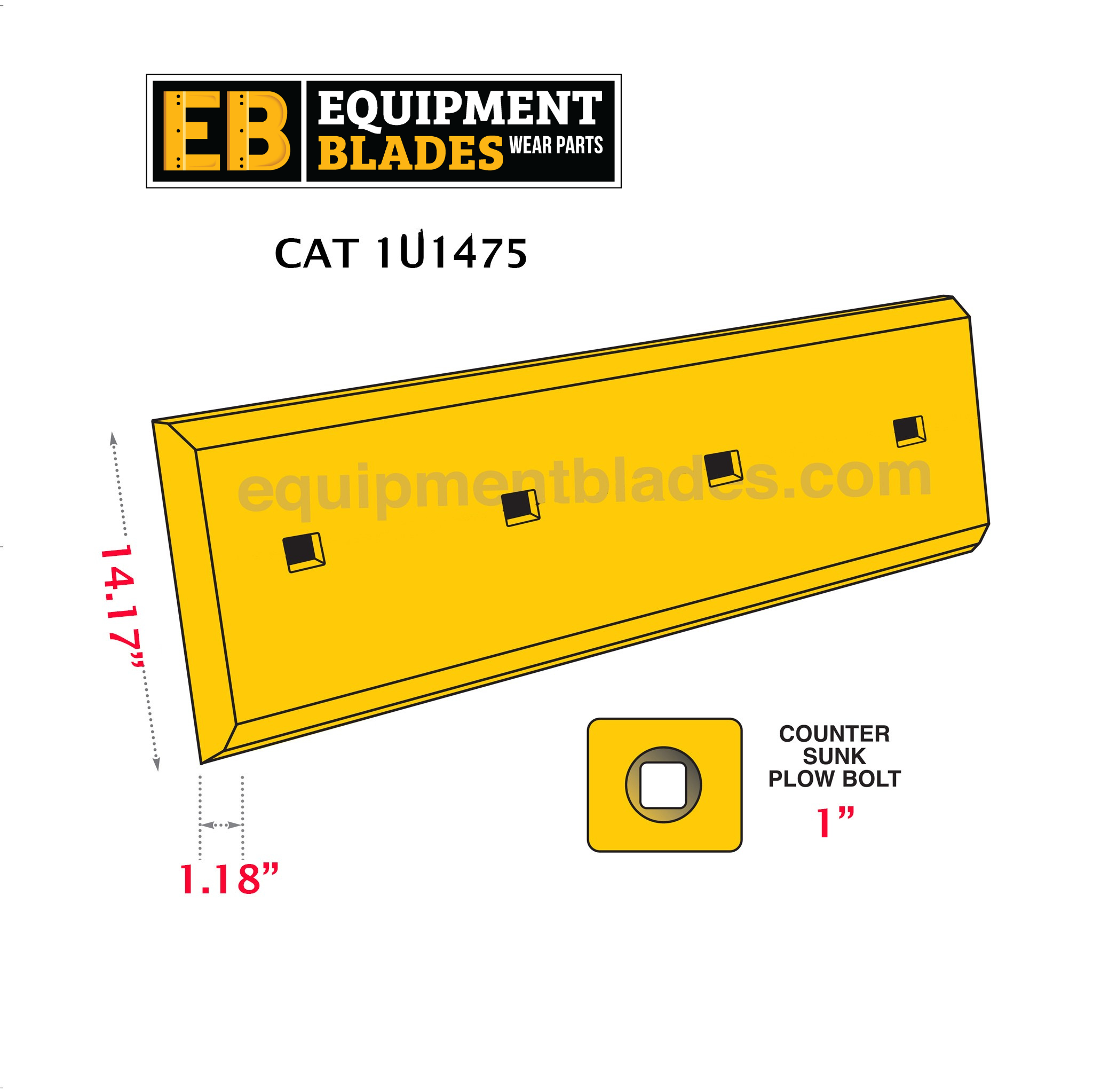 CAT 1U1475-Equipment Blades Inc-Equipment Blades Inc