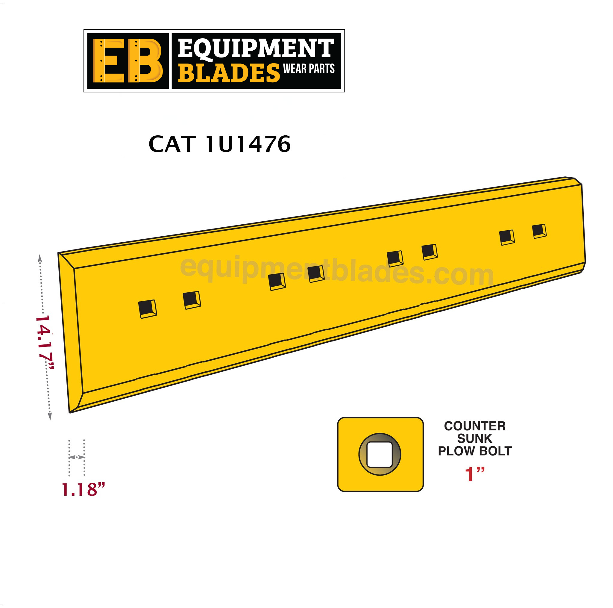 CAT 1U1476-Equipment Blades Inc-Equipment Blades Inc