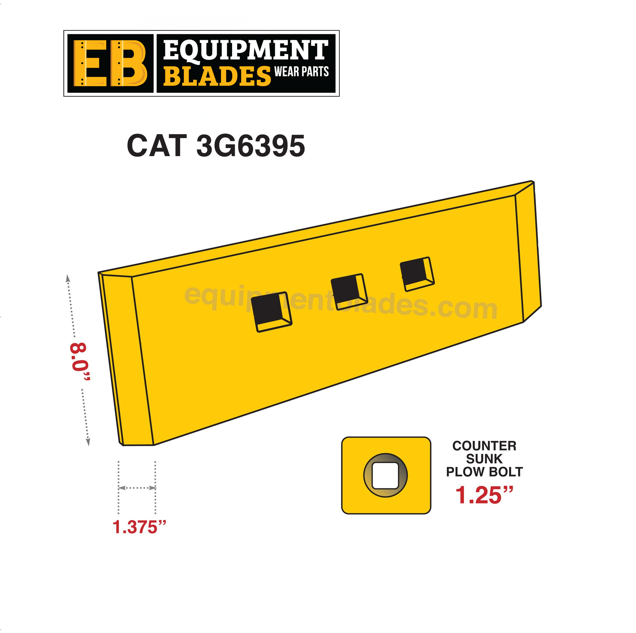 CAT 3G6395-Loader Edge-Equipment Blades Inc-Equipment Blades Inc