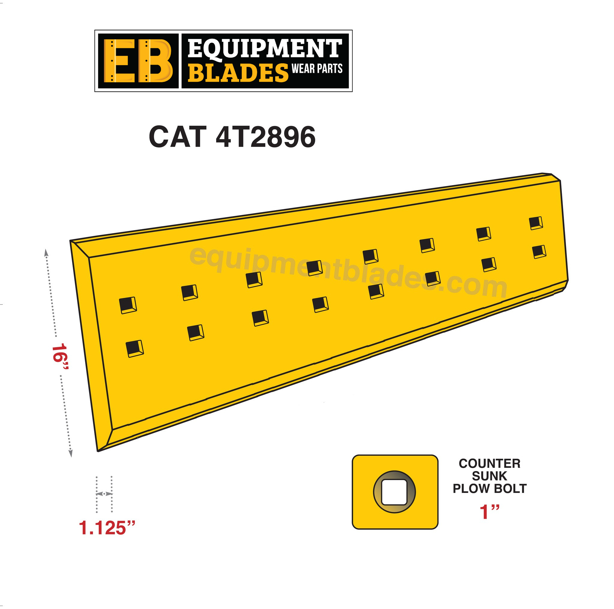 CAT 4T2896-Equipment Blades Inc-Equipment Blades Inc