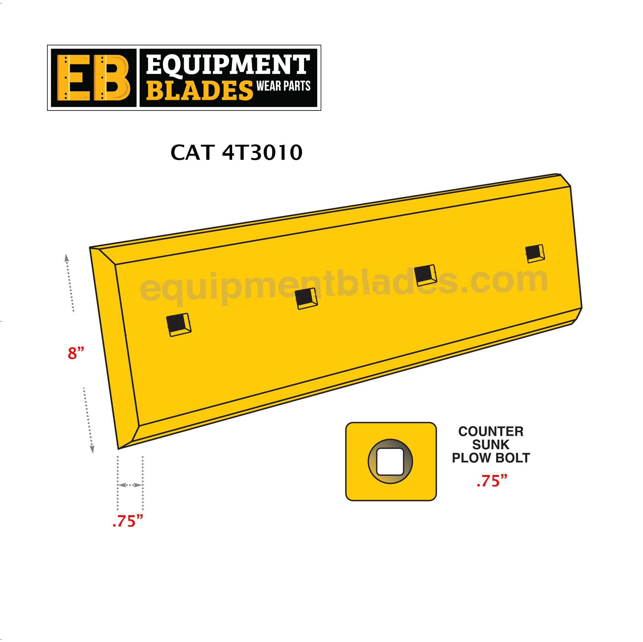 CAT 4T3010-Cutting Edges-Equipment Blades Inc-Equipment Blades Inc