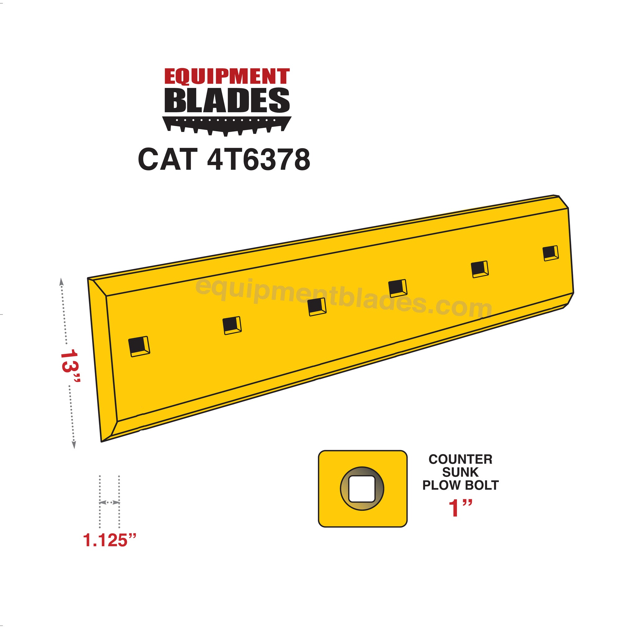 CAT 4T6378-Cutting Edges-Equipment Blades Inc-Equipment Blades Inc