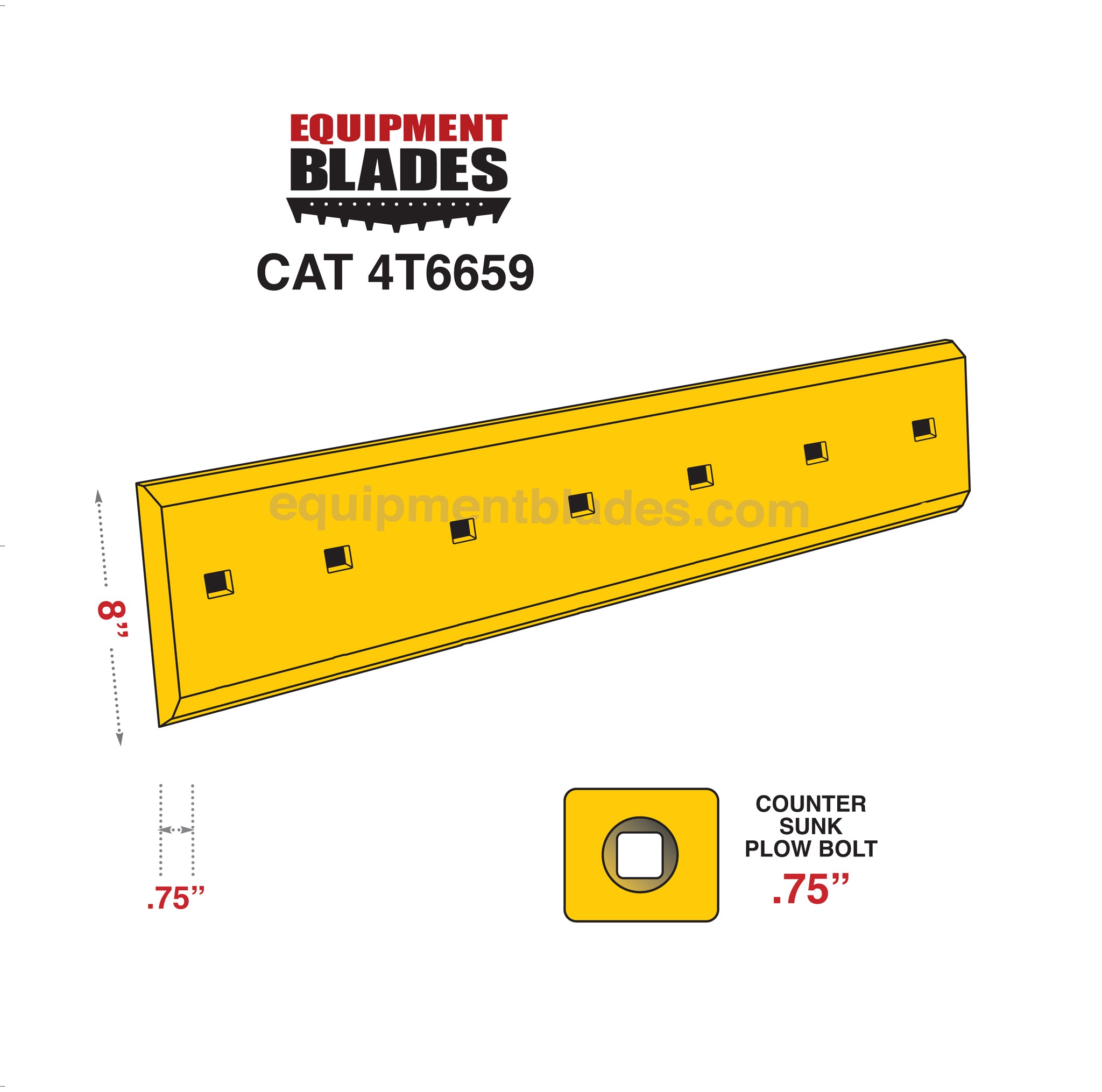 CAT 4T6659-Cutting Edges-Equipment Blades Inc-Equipment Blades Inc