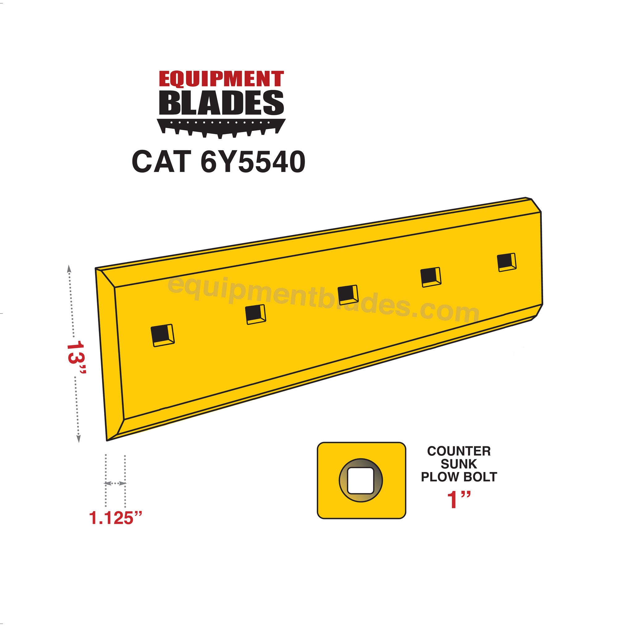 CAT 6Y5540-Cutting Edges-Equipment Blades Inc-Equipment Blades Inc