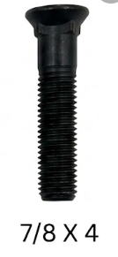 GR 9 7/8 X 4 Plow Bolt Box Quantity 50-Plow Bolt Hardware-Equipment Blades Inc-Equipment Blades Inc