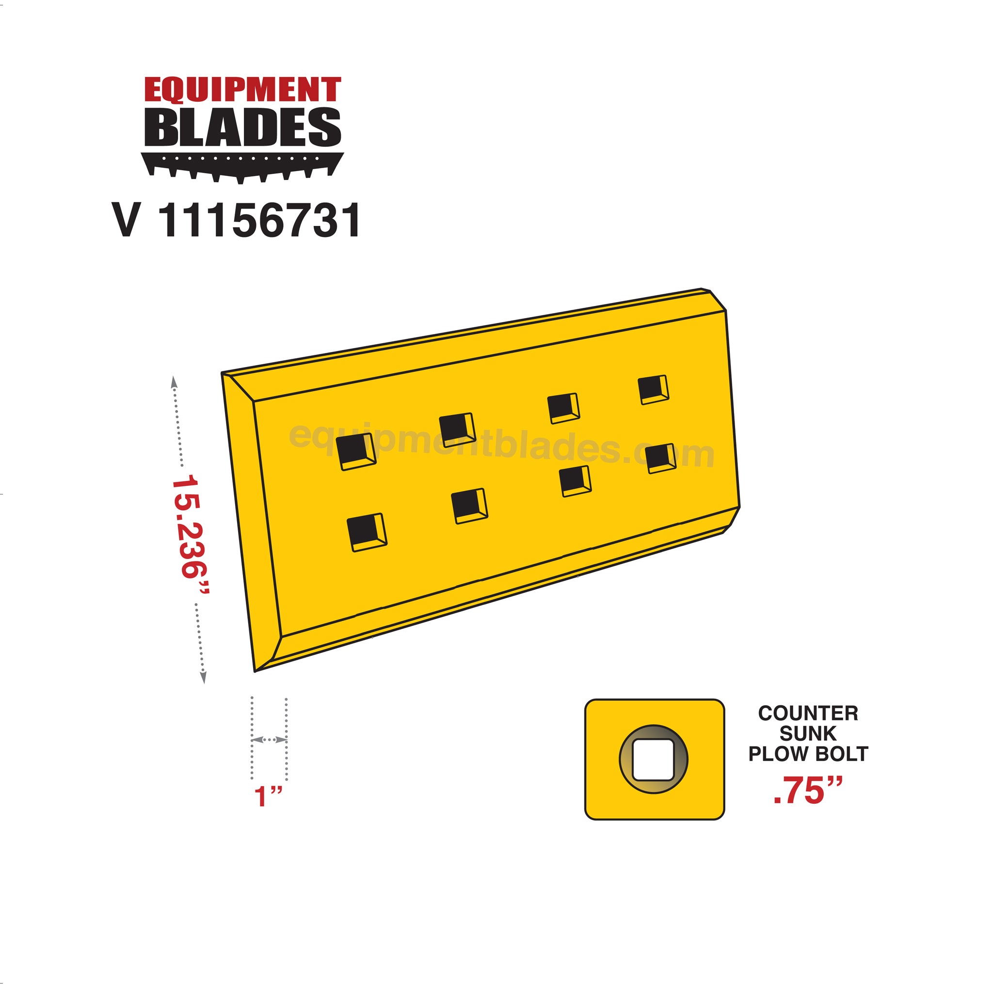 Kit for Volvo L90 Wheel Loader including cutting edges, Bolts, and Nuts.-Equipment Blades Inc-Equipment Blades Inc