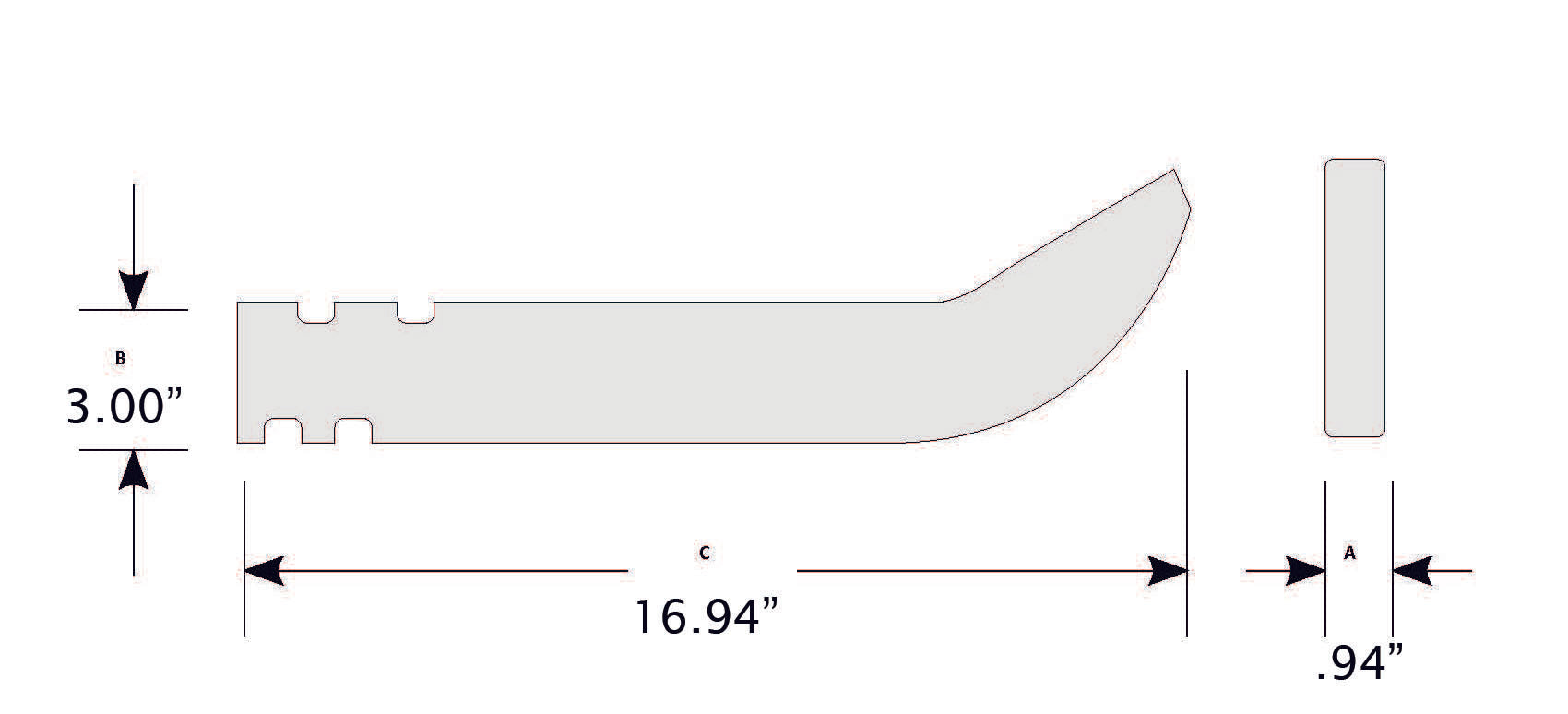 CHA 8110-Equipment Blades-Equipment Blades Inc