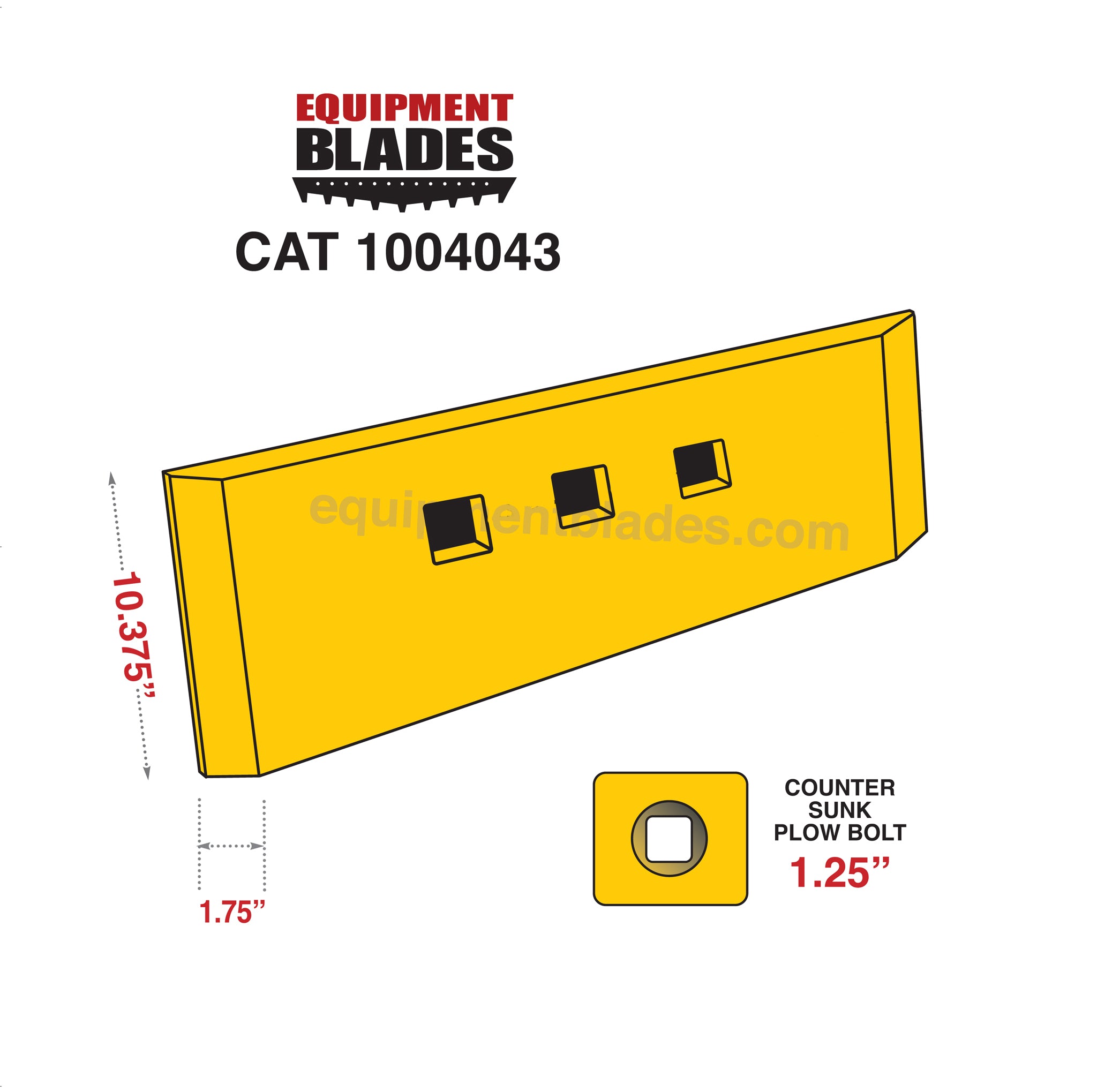 CAT 1004043-Loader Edge-Equipment Blades-Equipment Blades Inc