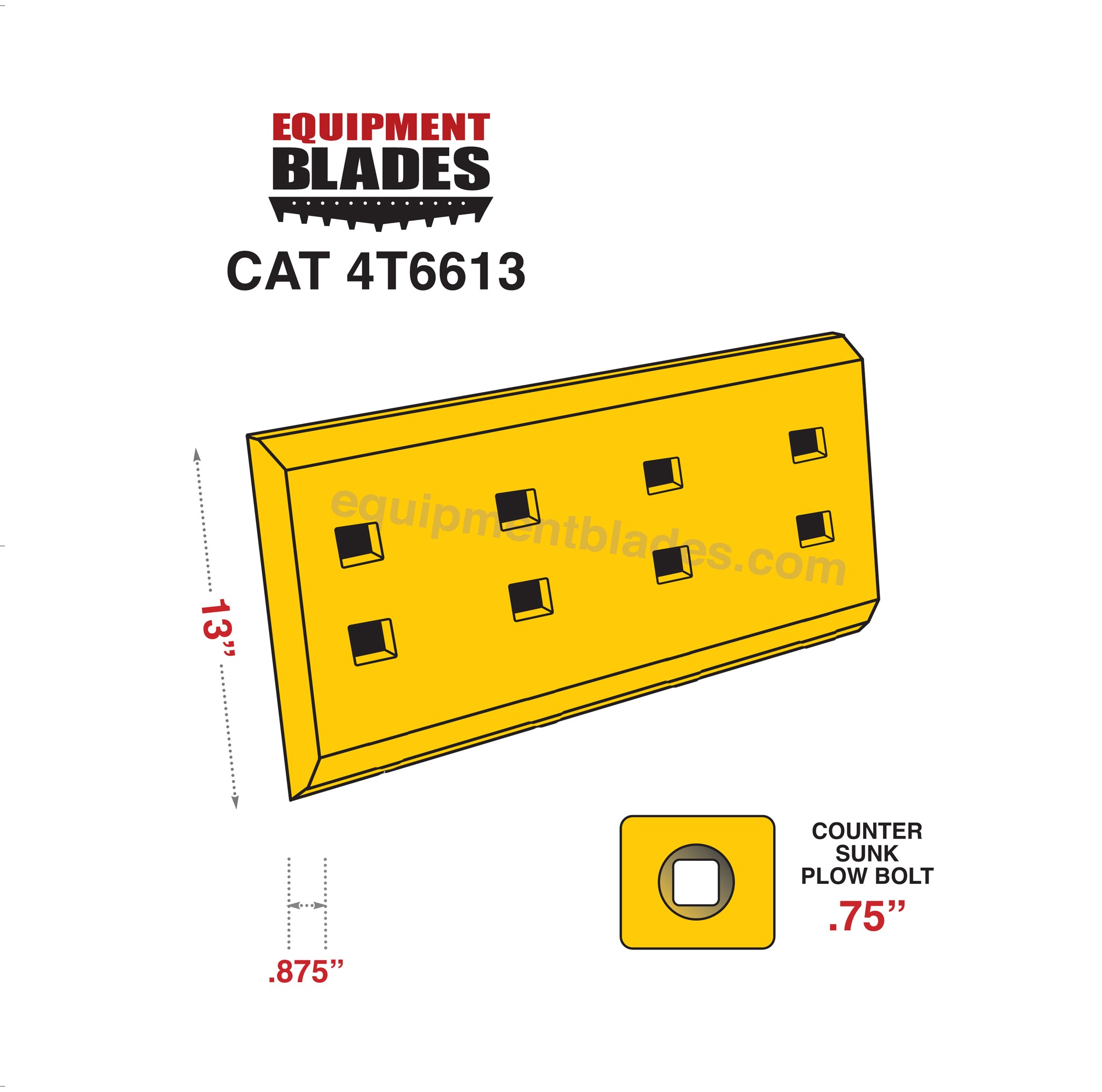 CAT 4T6613-Equipment Blades-Equipment Blades Inc