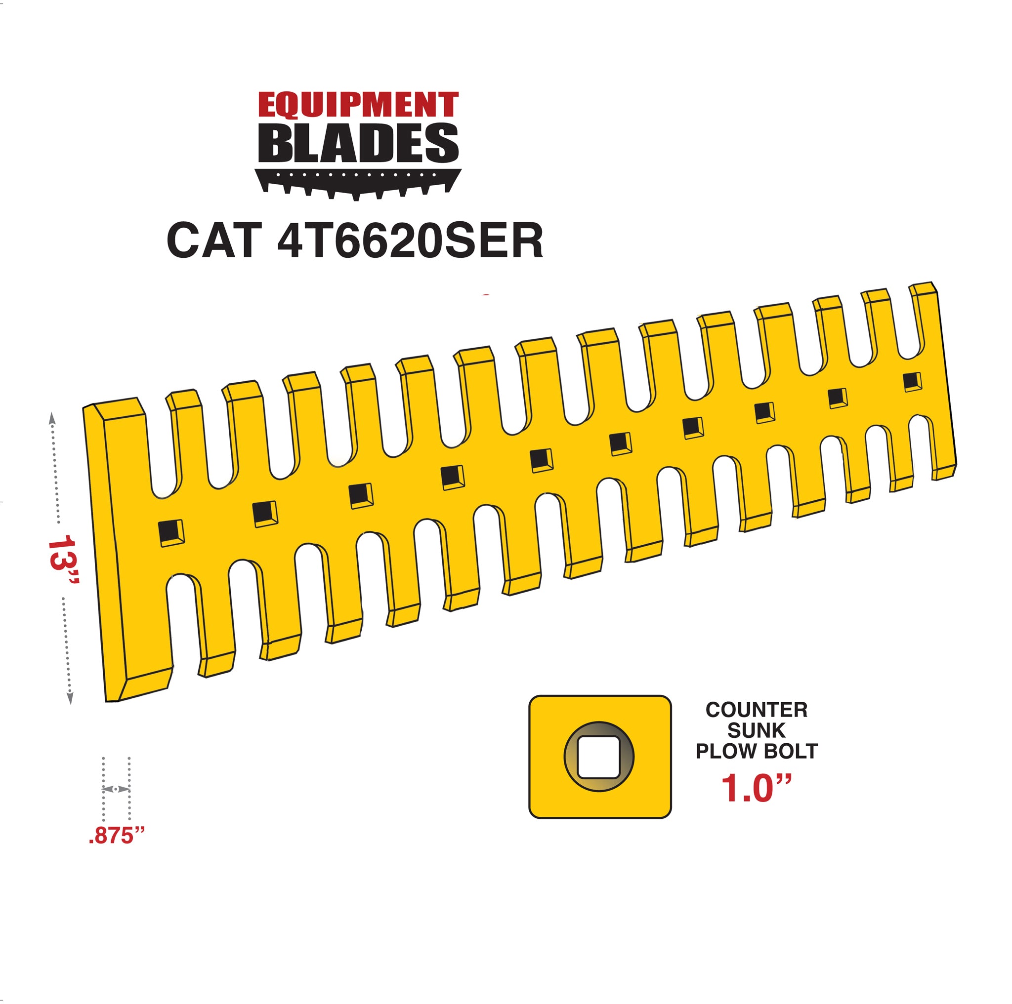 CAT 4T6620SER-scraper edges-Equipment Blades Inc-Equipment Blades Inc