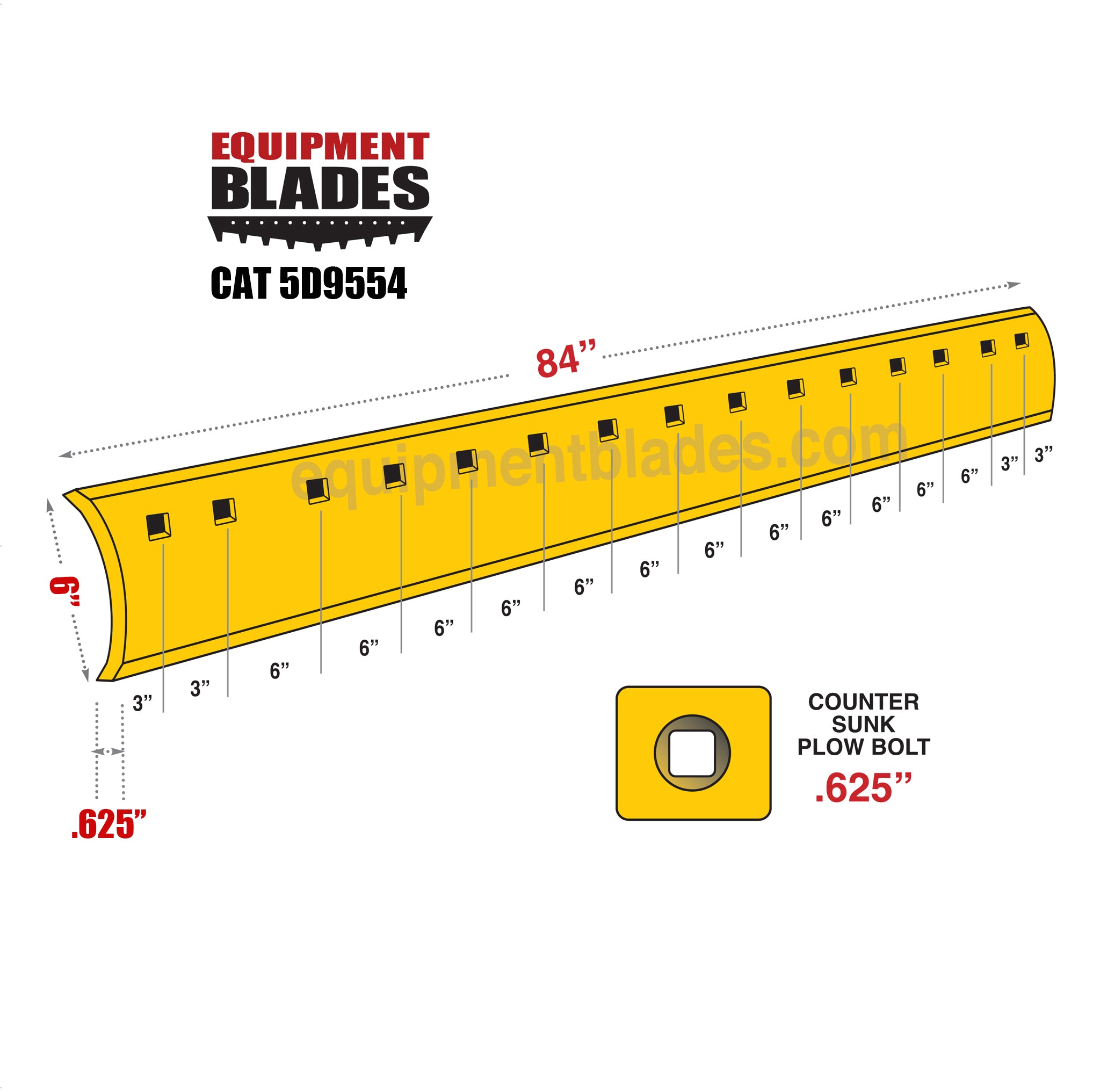 CAT 5D9554-Equipment Blades-Equipment Blades Inc