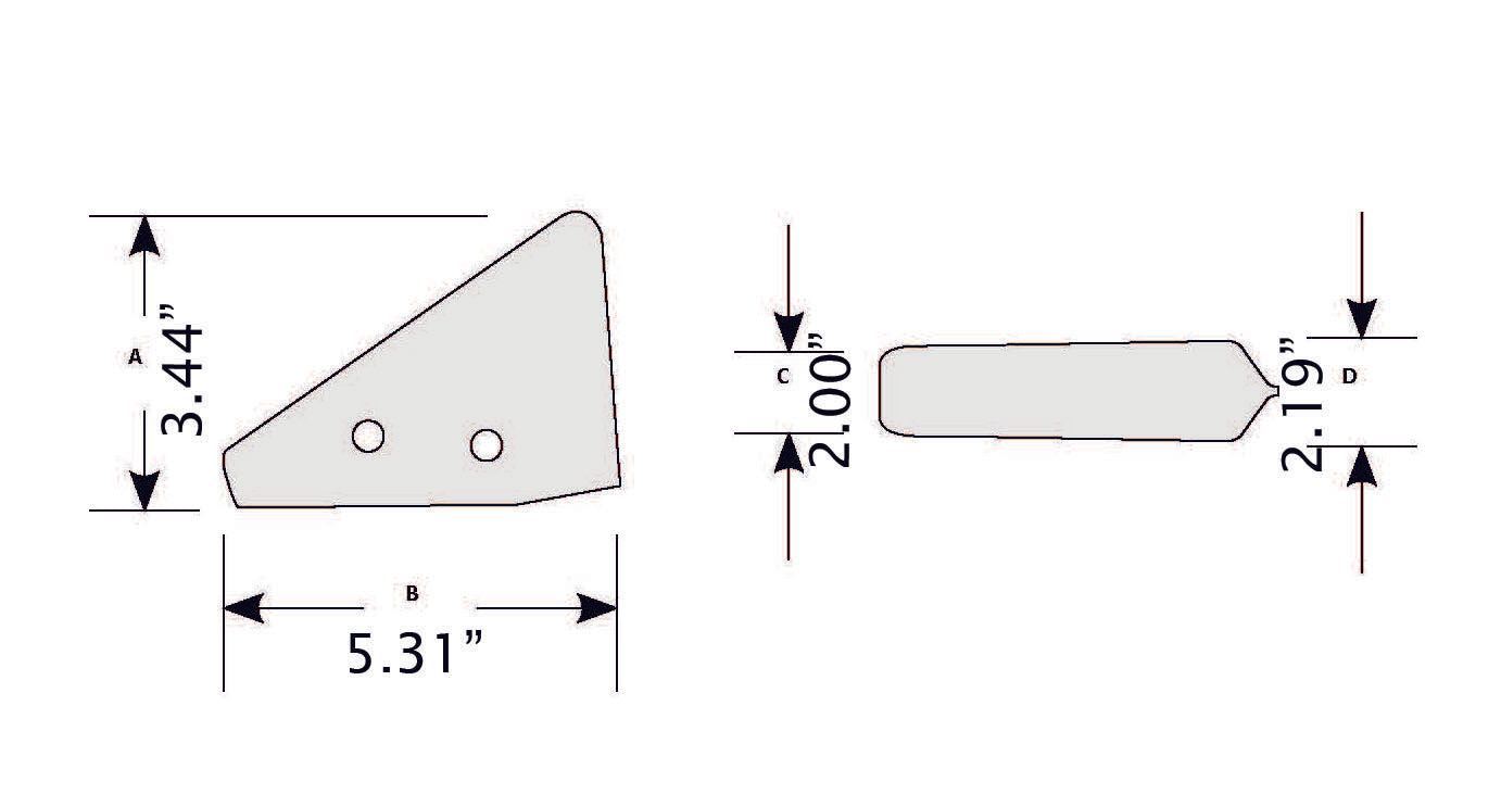 CAT 8E7300-Equipment Blades-Equipment Blades Inc