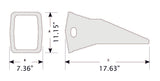 CAT 9W4551 Rippr Tooth for CAT D11N and CAT D11R