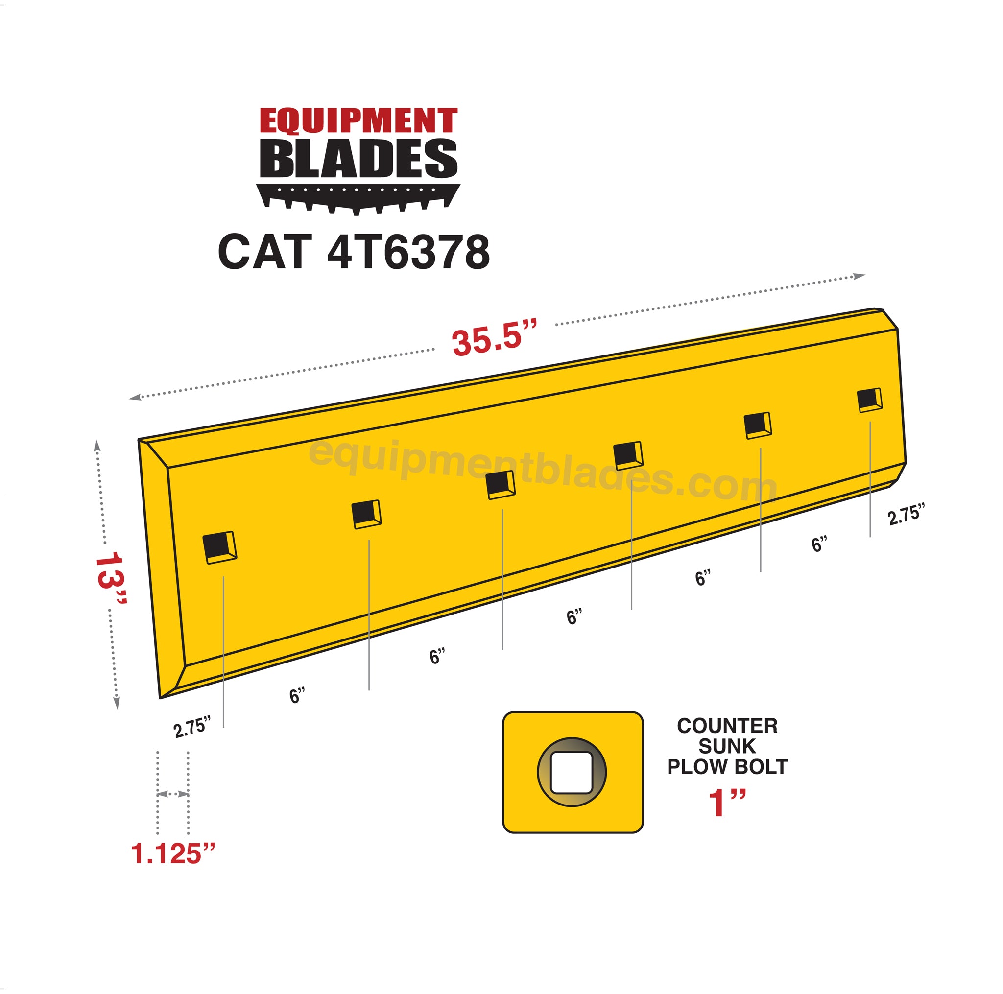 CAT 4T6378-Bull Dozer blades-Equipment Blades Inc-Equipment Blades Inc