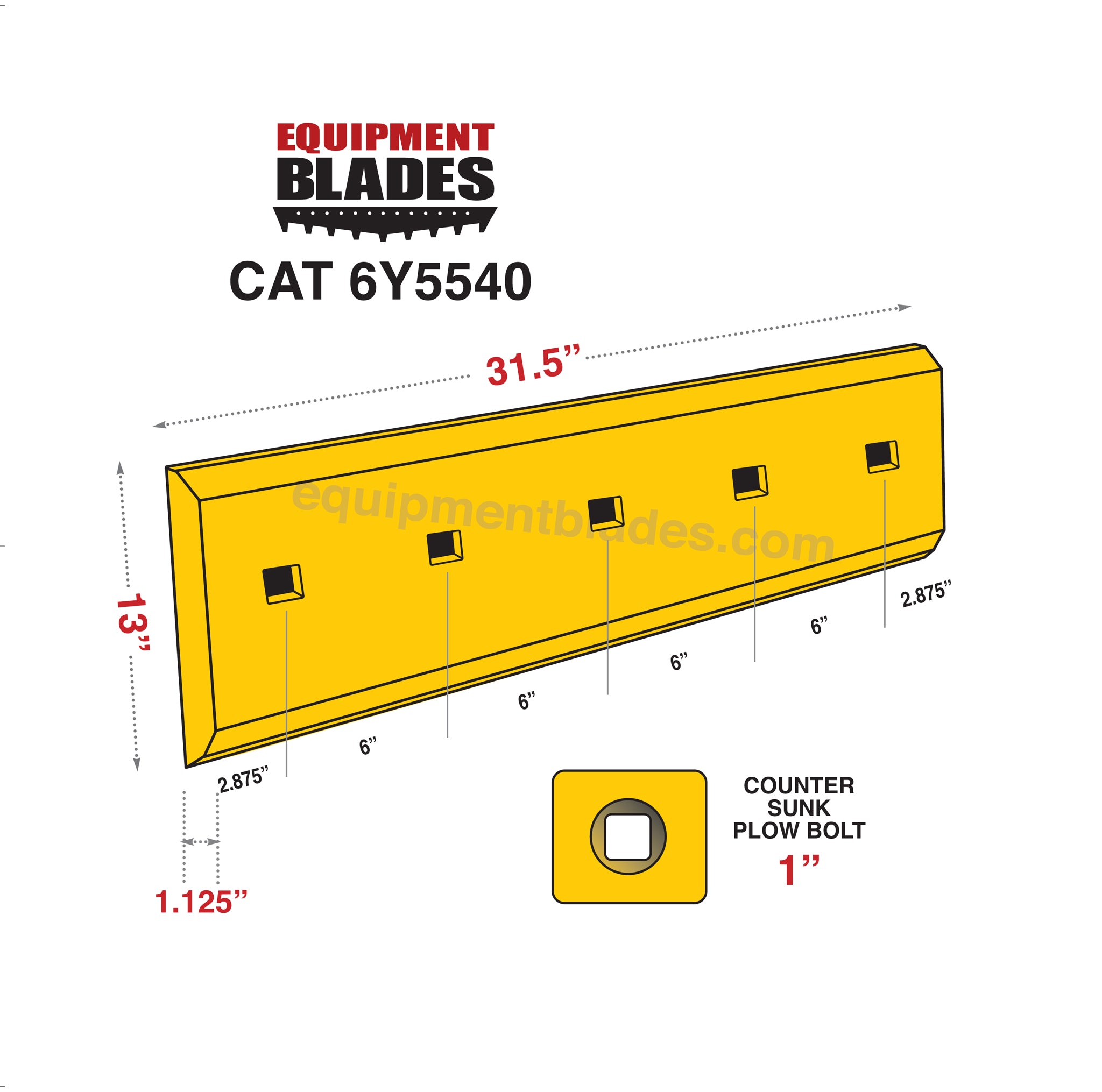 CAT 6Y5540-Bull Dozer blades-Equipment Blades Inc-Equipment Blades Inc