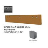 4FT SINGLE INSERT CARBIDE SNOW PLOW BLADE CIAT664844-Snow Plow Blades-Equipment Blades Inc-Equipment Blades Inc