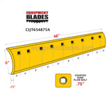 underbody single insert carbide 4' CIJT654875A-Grader Blades-Black Cat Wear Parts-Equipment Blades Inc