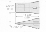 HEN X410-Equipment Blades-Equipment Blades Inc