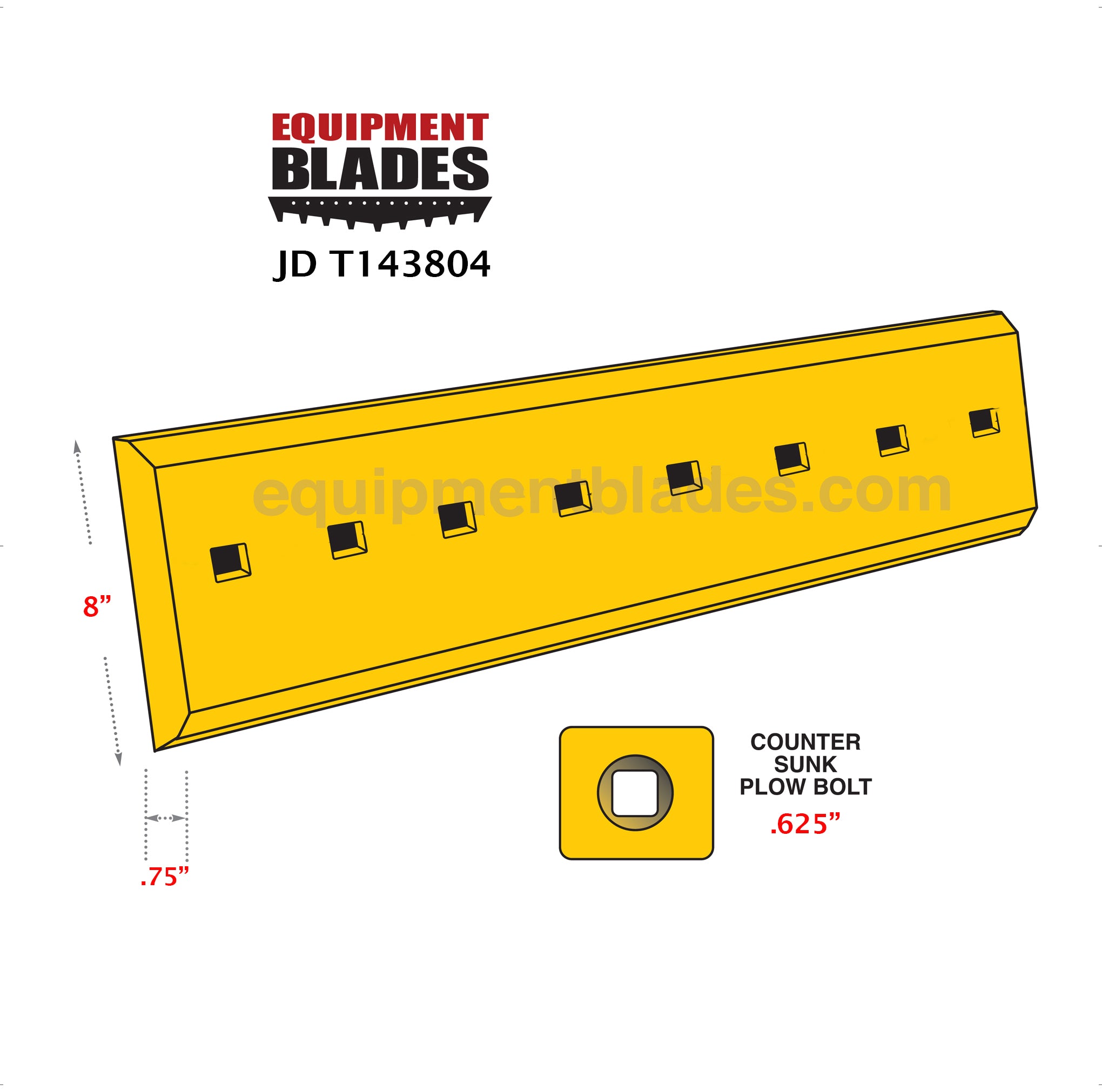 JD T143804-Equipment Blades-Equipment Blades Inc