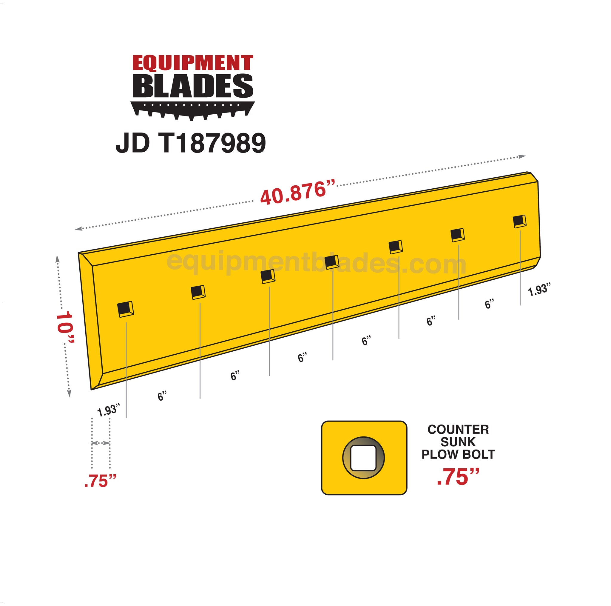 JD T187989-Bull Dozer blades-Equipment Blades Inc-Equipment Blades Inc