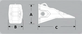 RVC500PTM-Teeth & Adapters-Equipment Blades Inc-Equipment Blades Inc