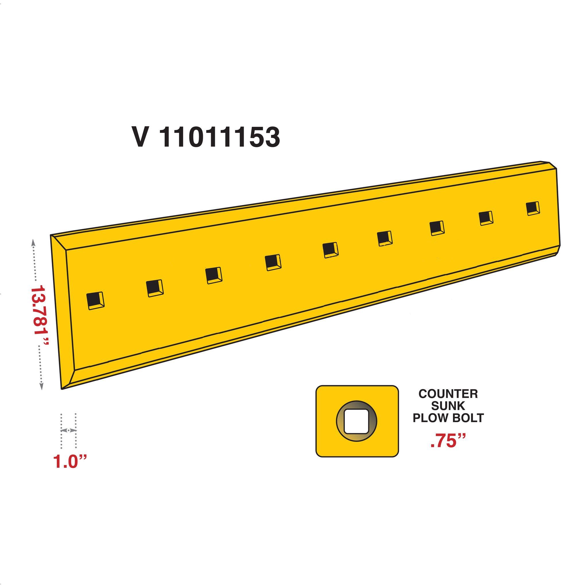 Kit for Volvo L120 Wheel Loader including cutting edges, Bolts, and Nuts.-Equipment Blades Inc-Equipment Blades Inc