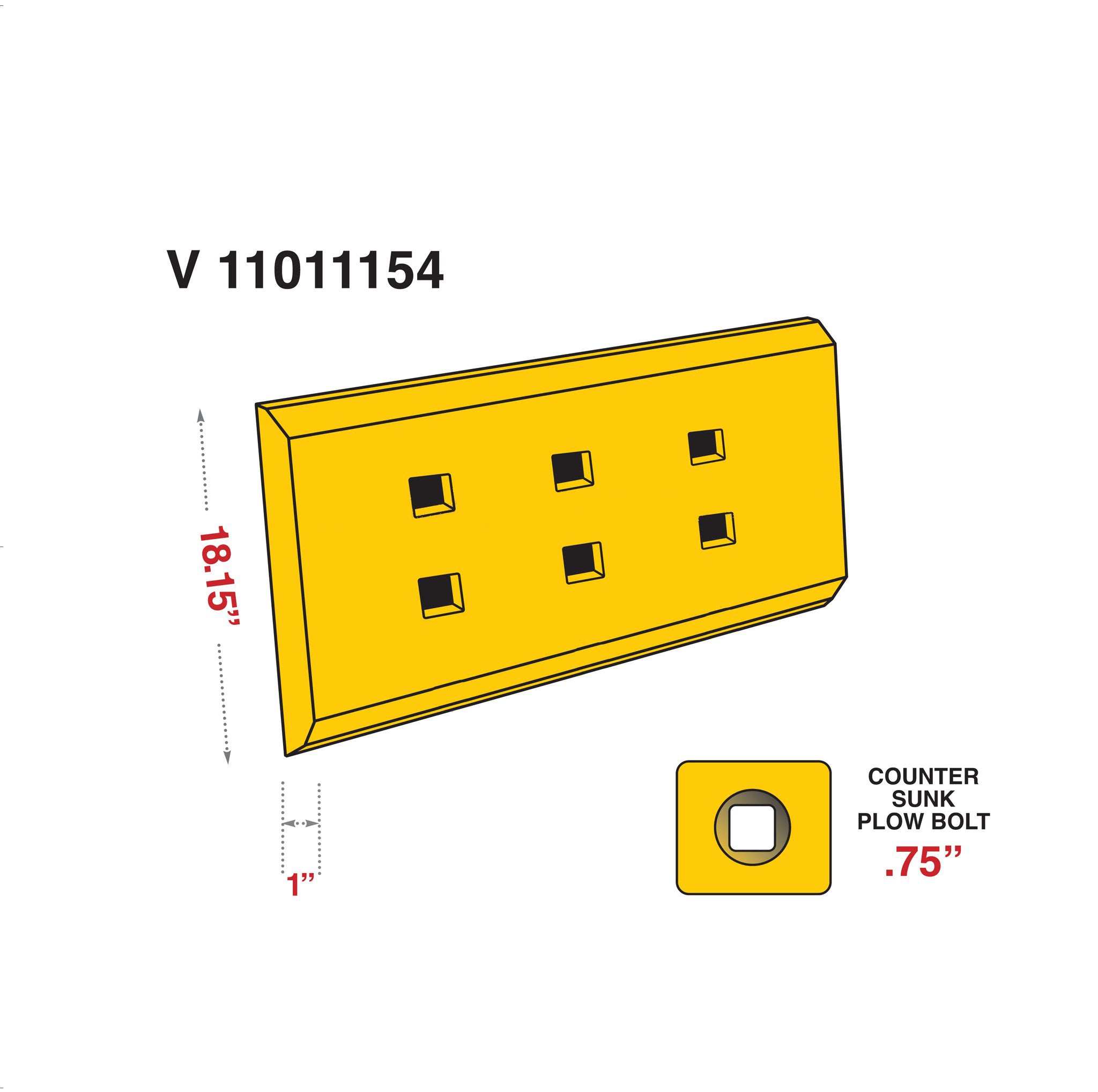 Kit for Volvo L120 Wheel Loader including cutting edges, Bolts, and Nuts.-Equipment Blades Inc-Equipment Blades Inc